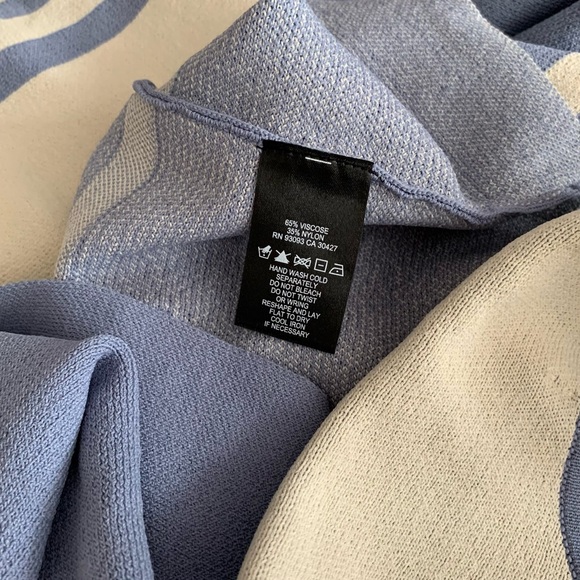 NIC+ZOE Daydreamer Fit & Flare Dress Colorblock Contrast Stripes Sleeveless S - Picture 7 of 7